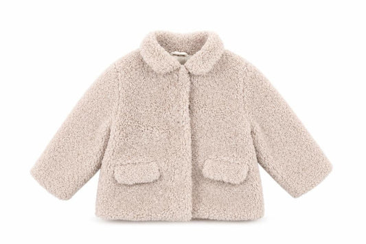Zara Unisex Beige Coat, 12-18 Months, Lined Winter Essential