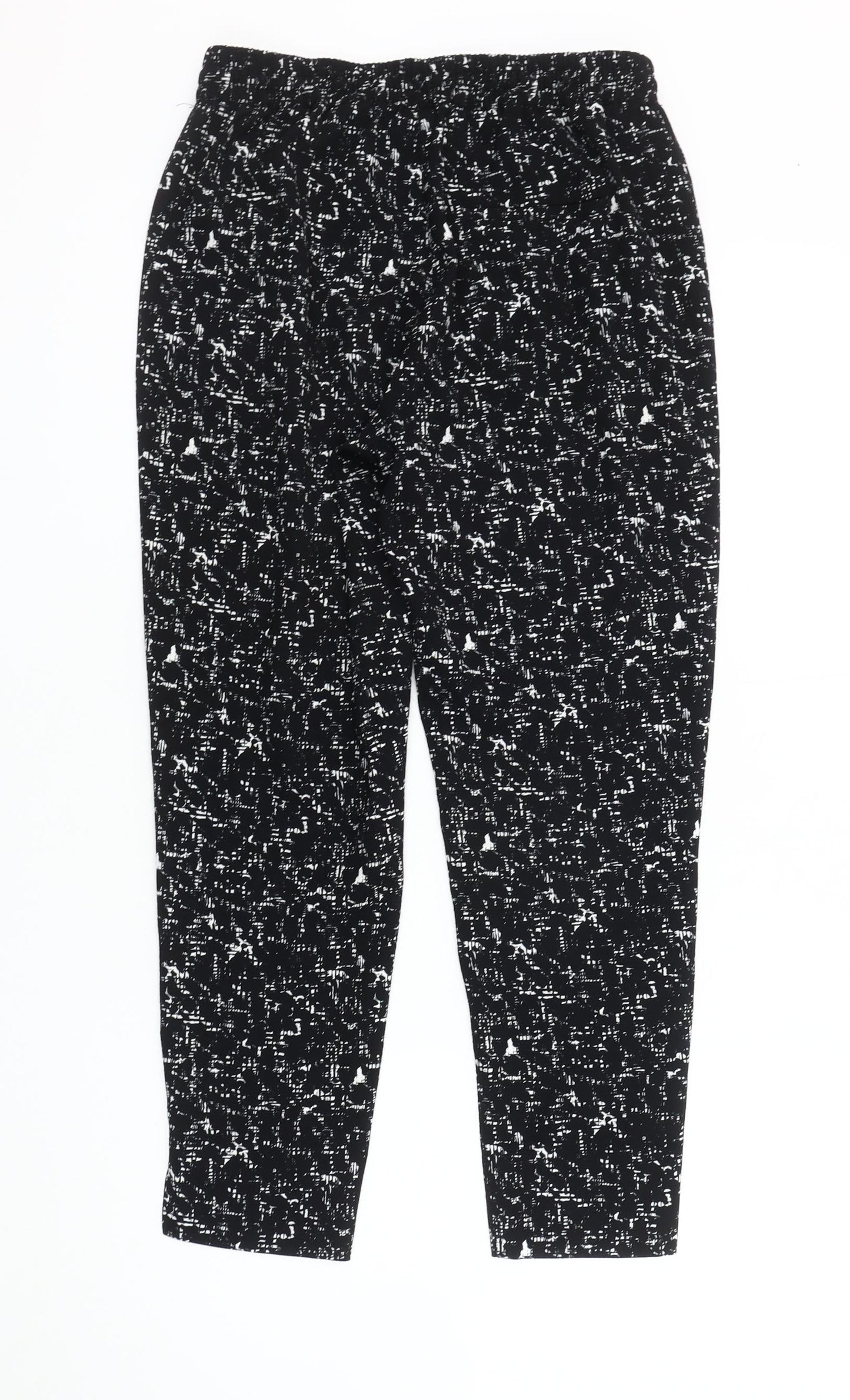 H&M Women's Black Jogger Trousers Size 8