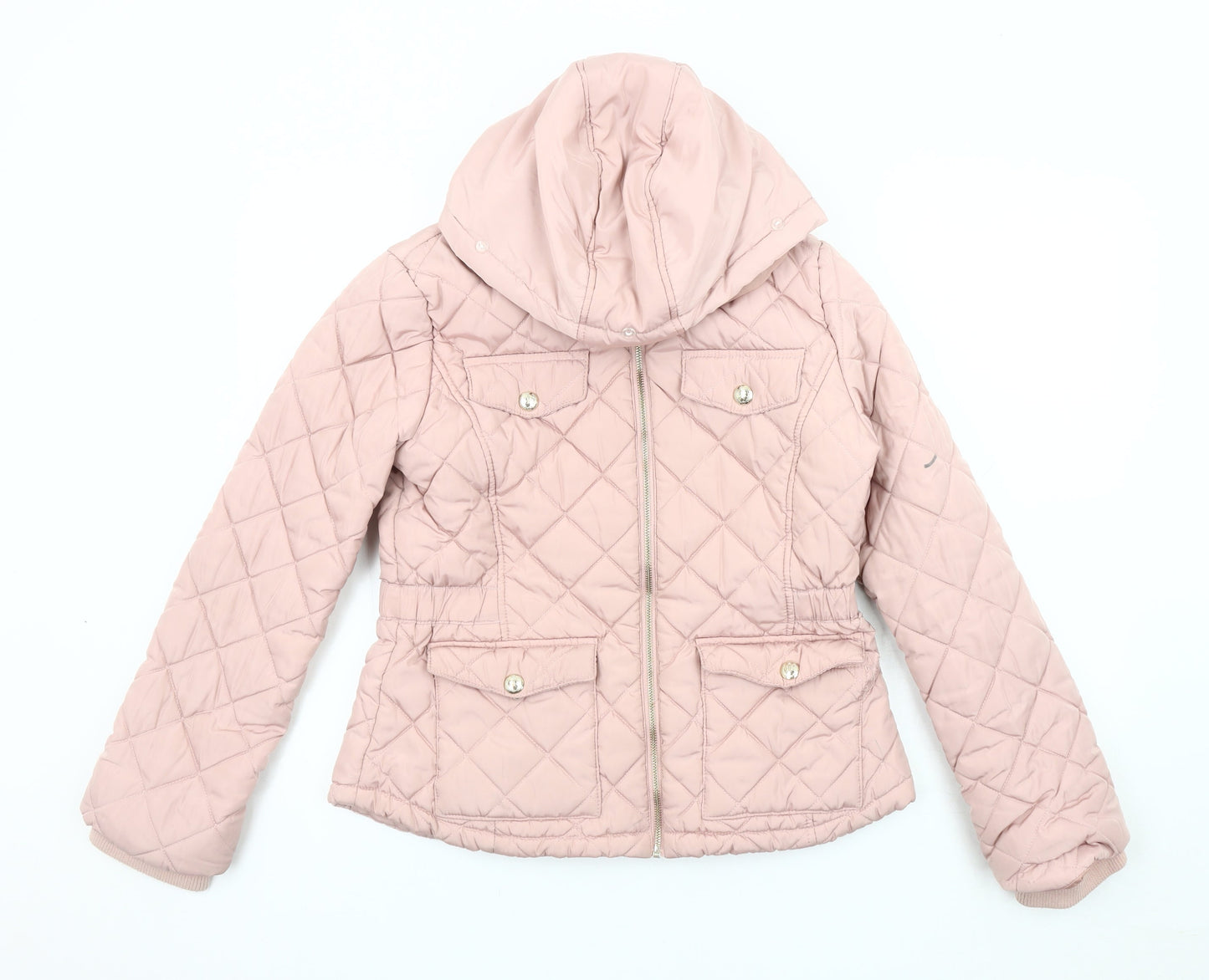River Island Girls Pink Puffer Jacket 15-16 Years