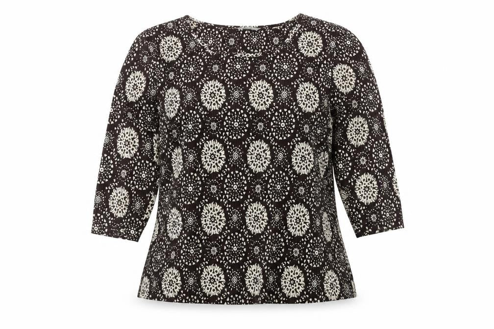Marks & Spencer Women's Brown Geometric Top