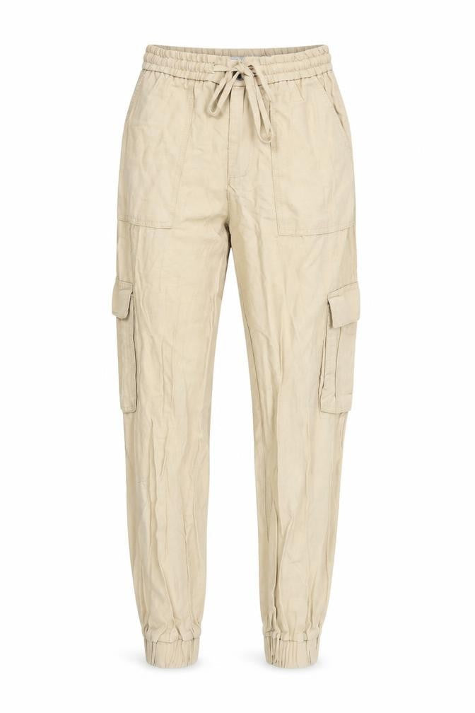 Zara Women's Beige Cargo Trousers XS - Casual Style