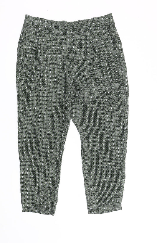 Marks and Spencer Women's Multicoloured Trousers - Size 12