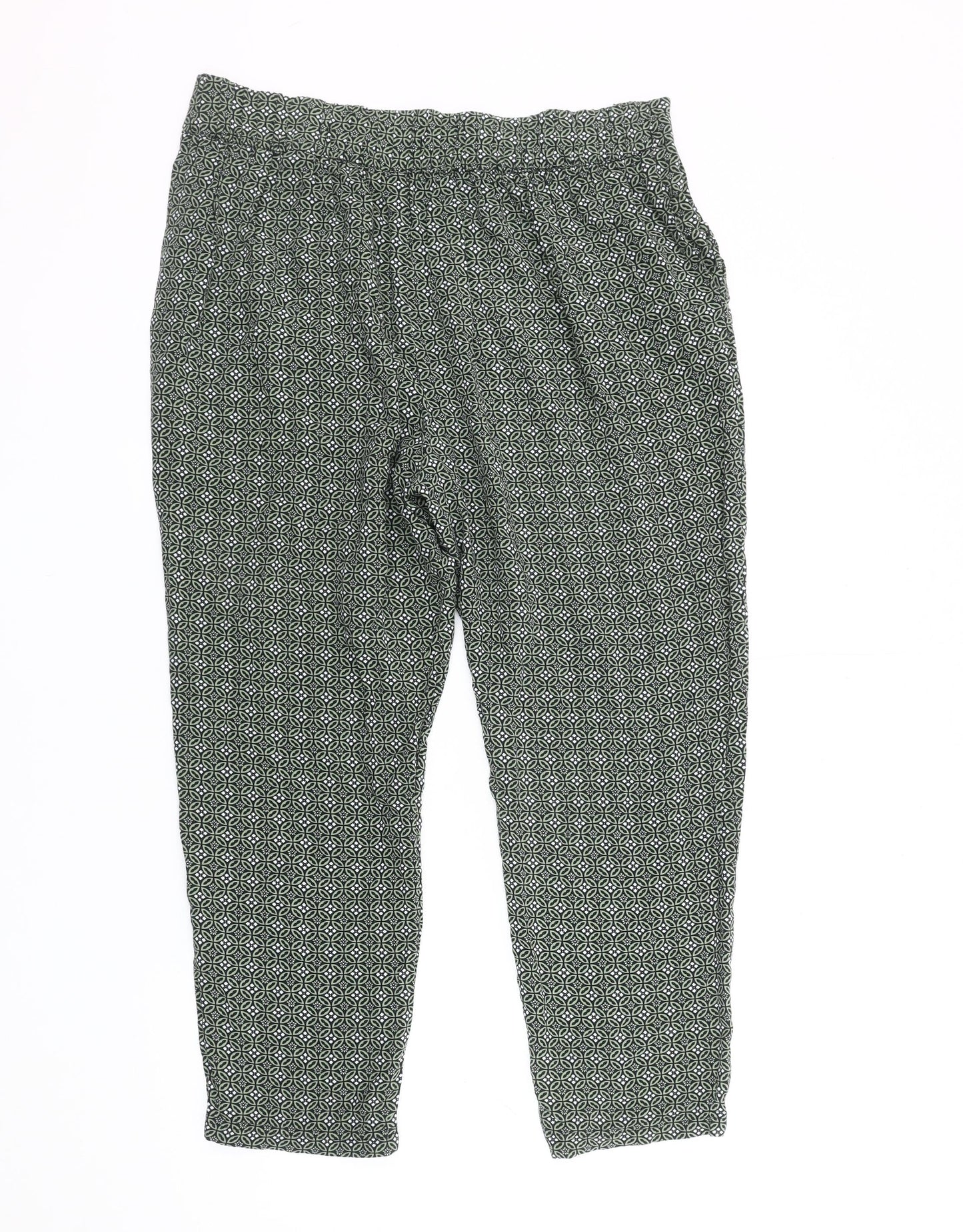 Marks and Spencer Women's Multicoloured Trousers - Size 12