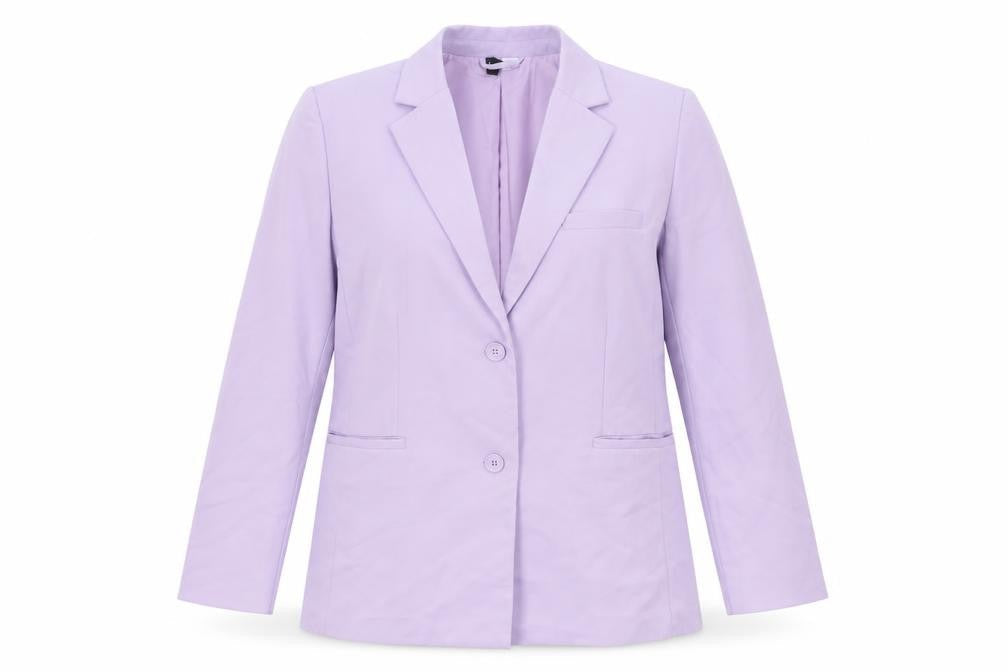 Divided Women's Purple Blazer, Size 12, Mid-Length, Casual