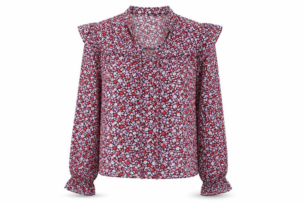 Marks & Spencer Women's Floral Blouse Size 12 Multicoloured