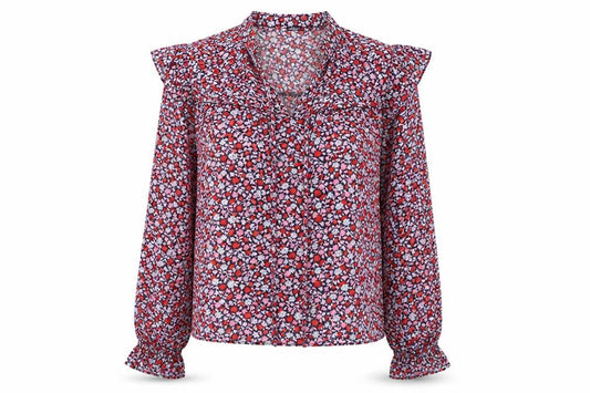 Marks and Spencer Women's Floral Blouse Size 12 Multicoloured