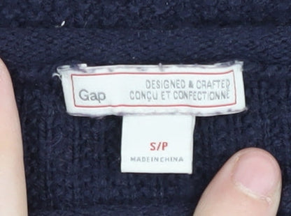 Gap Women's Blue Pullover Boat Neck Jumper