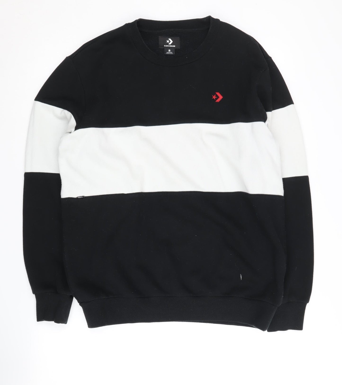 Converse Men's Black Pullover Sweatshirt S