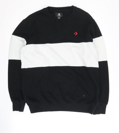 Converse Men's Black Pullover Sweatshirt S