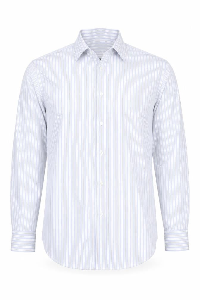Jasper Conran Men's White Striped Tailored Shirt 16