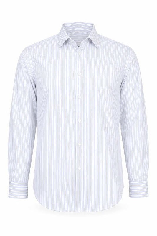 Jasper Conran Men's White Striped Tailored Shirt 16