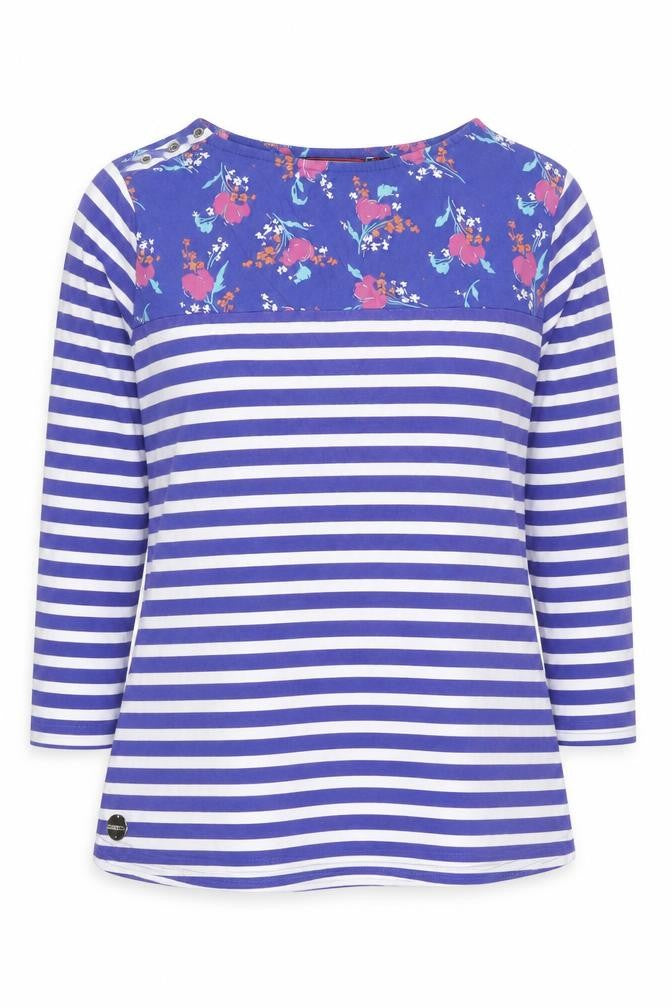 Regatta Women's Multicoloured Stripe T-Shirt Size 12