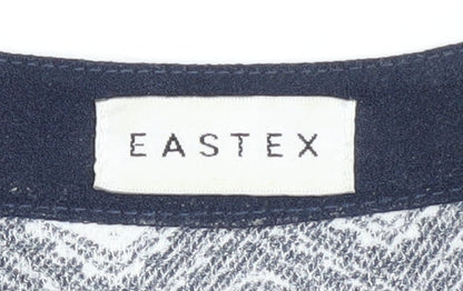 Eastex Women's Multicoloured Geometric Button-Up Top