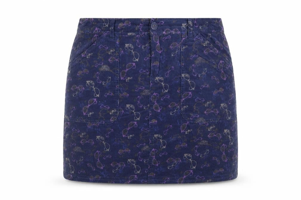 White Stuff Women's Blue Corduroy Skirt Size 10
