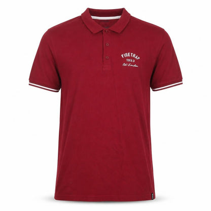 Firetrap Men's Red Polo Shirt - Medium
