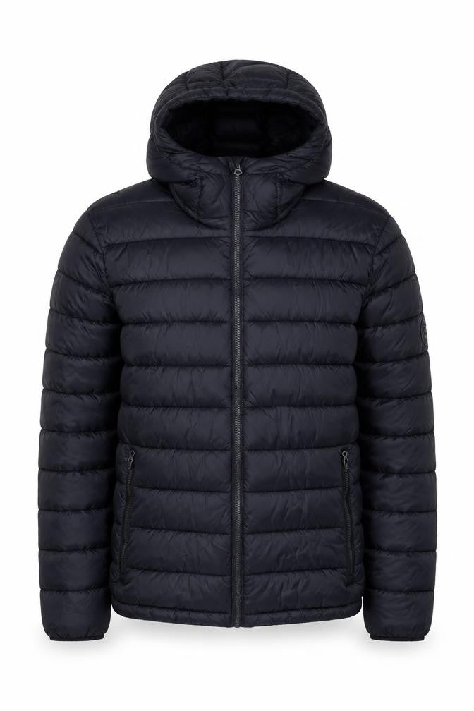 Soulcal & Co Men's Black Puffer Jacket, Size S