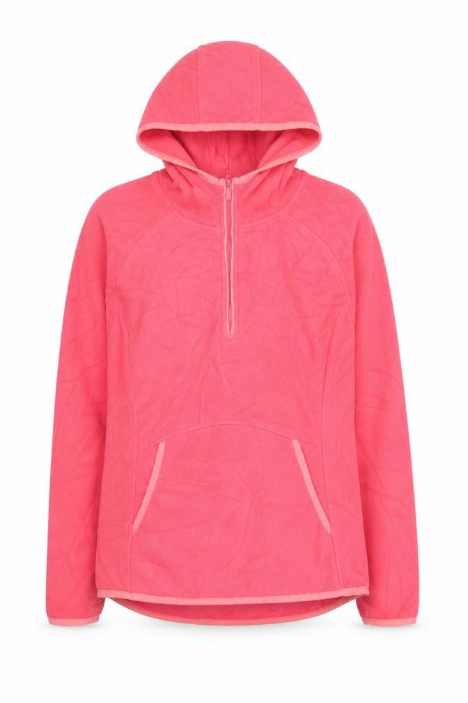 Mountain Warehouse Women's Pink Fleece Pullover Hoodie Size 2