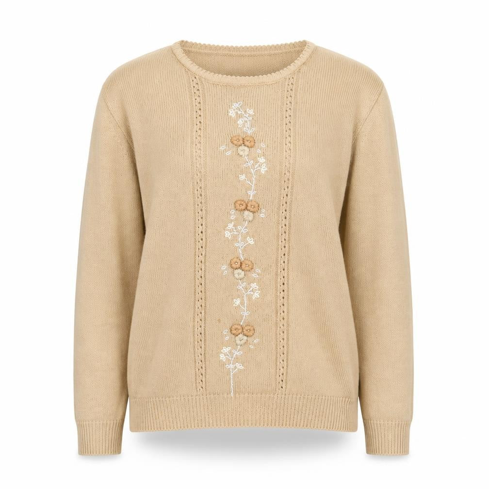 Honor Millburn Women's Beige Small Pullover Jumper