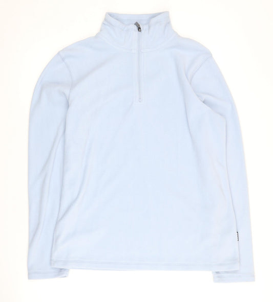 Alpine Spirit Men's Blue Fleece Pullover, Size S