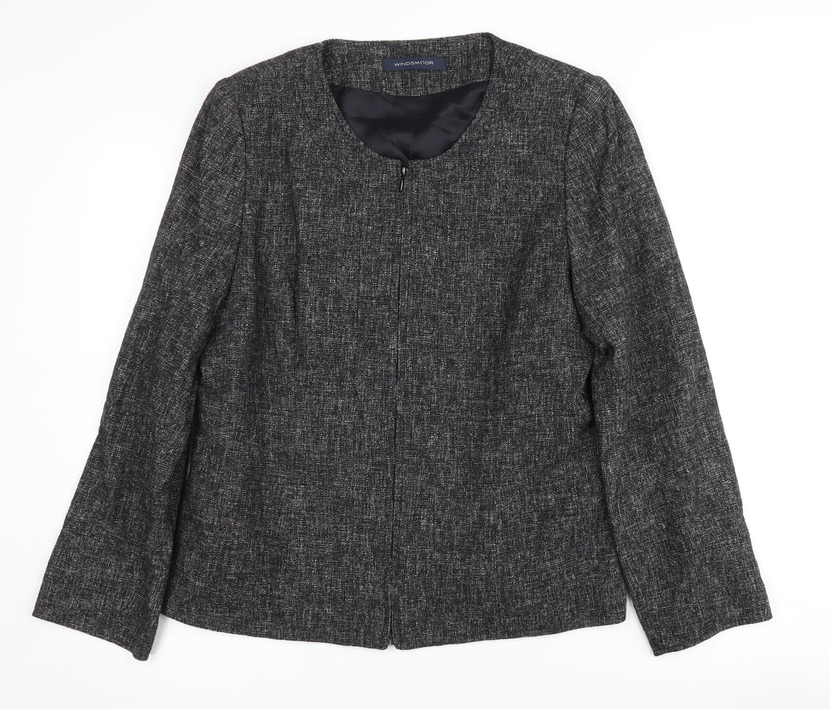 Windsmoor Women's Grey Blazer Size 12 Classic Workwear