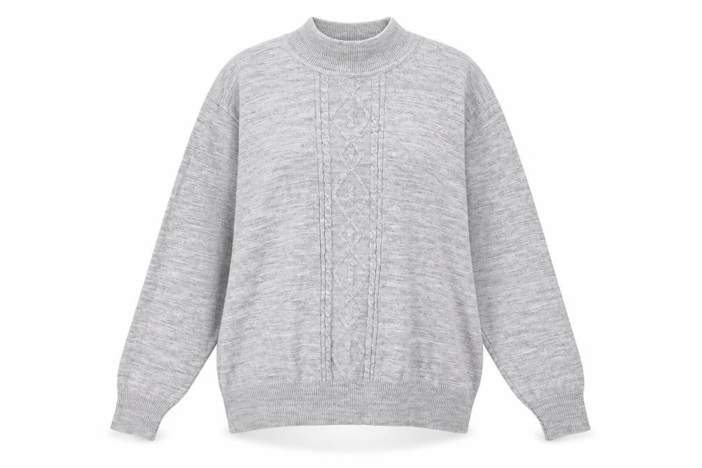 Eastex Women's Grey Pullover Jumper, Size 12