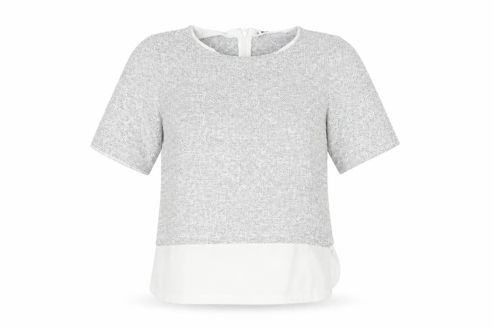 Banana Republic Women's White Petite Top, Size S