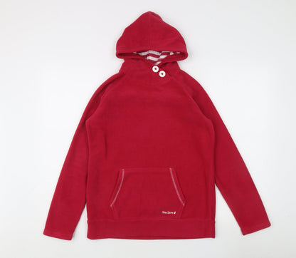 Additional front view of Peter Storm girls’ red pullover hoodie - 13 years