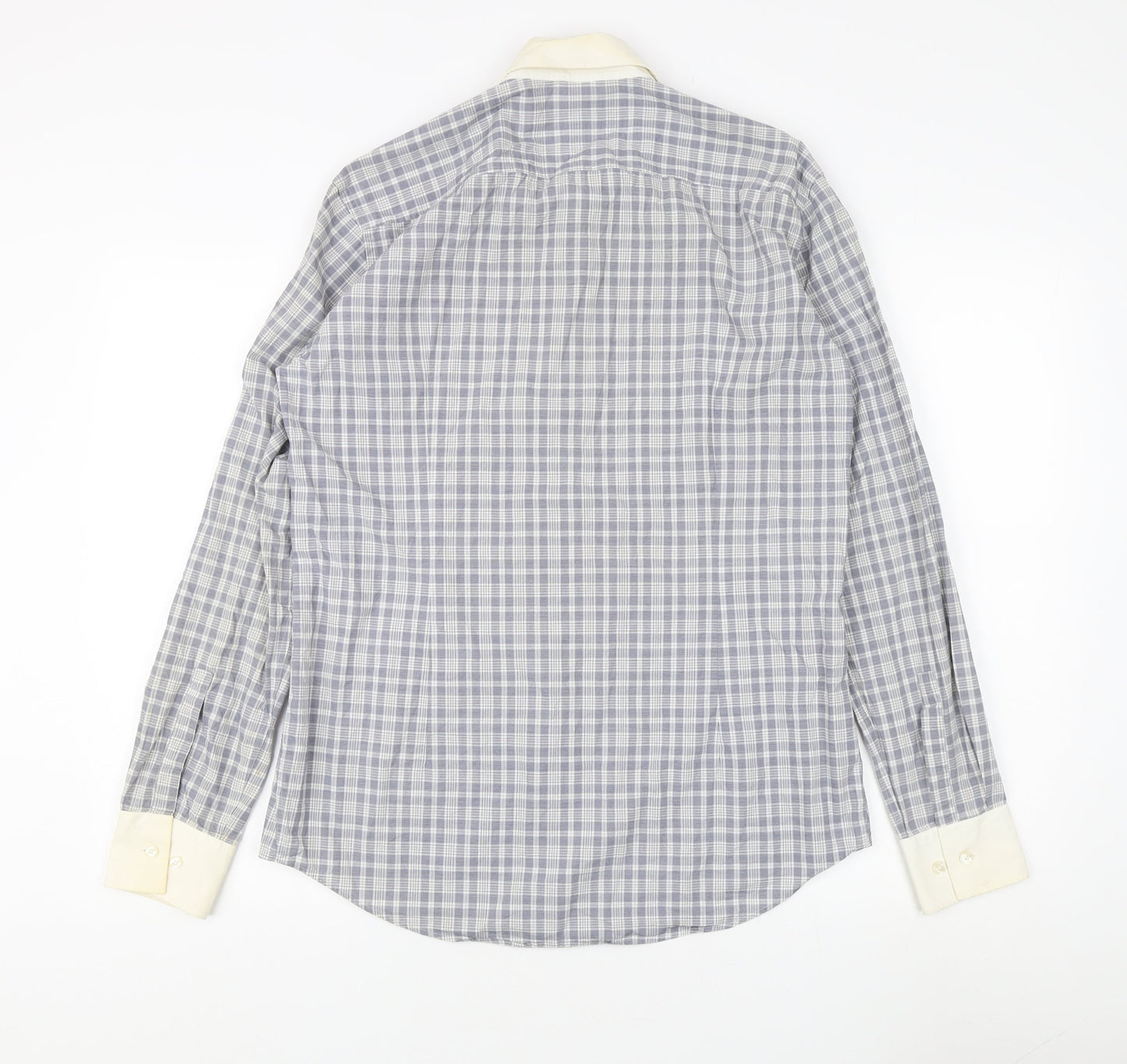 BOSS Men's Multicoloured Slim Fit Dress Shirt 39
