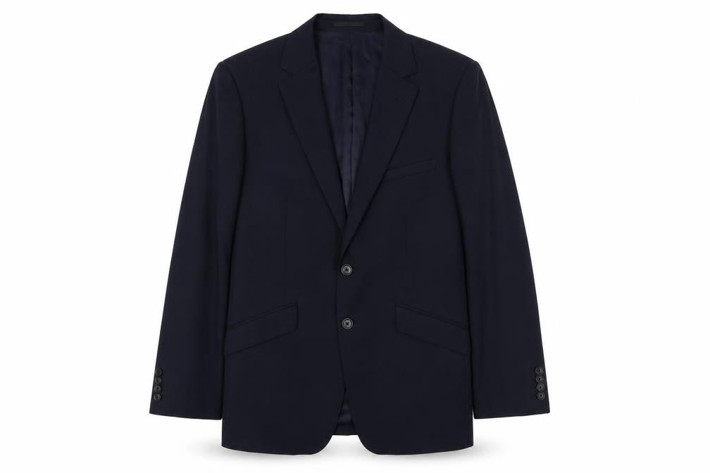 Reiss Men's Blue Slim Fit Formal Blazer, Size 38R