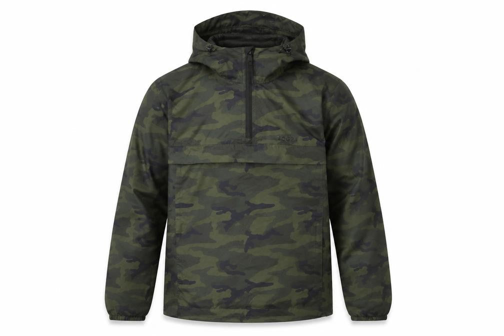 TOG24 Men's Green Camouflage Pullover Hoodie
