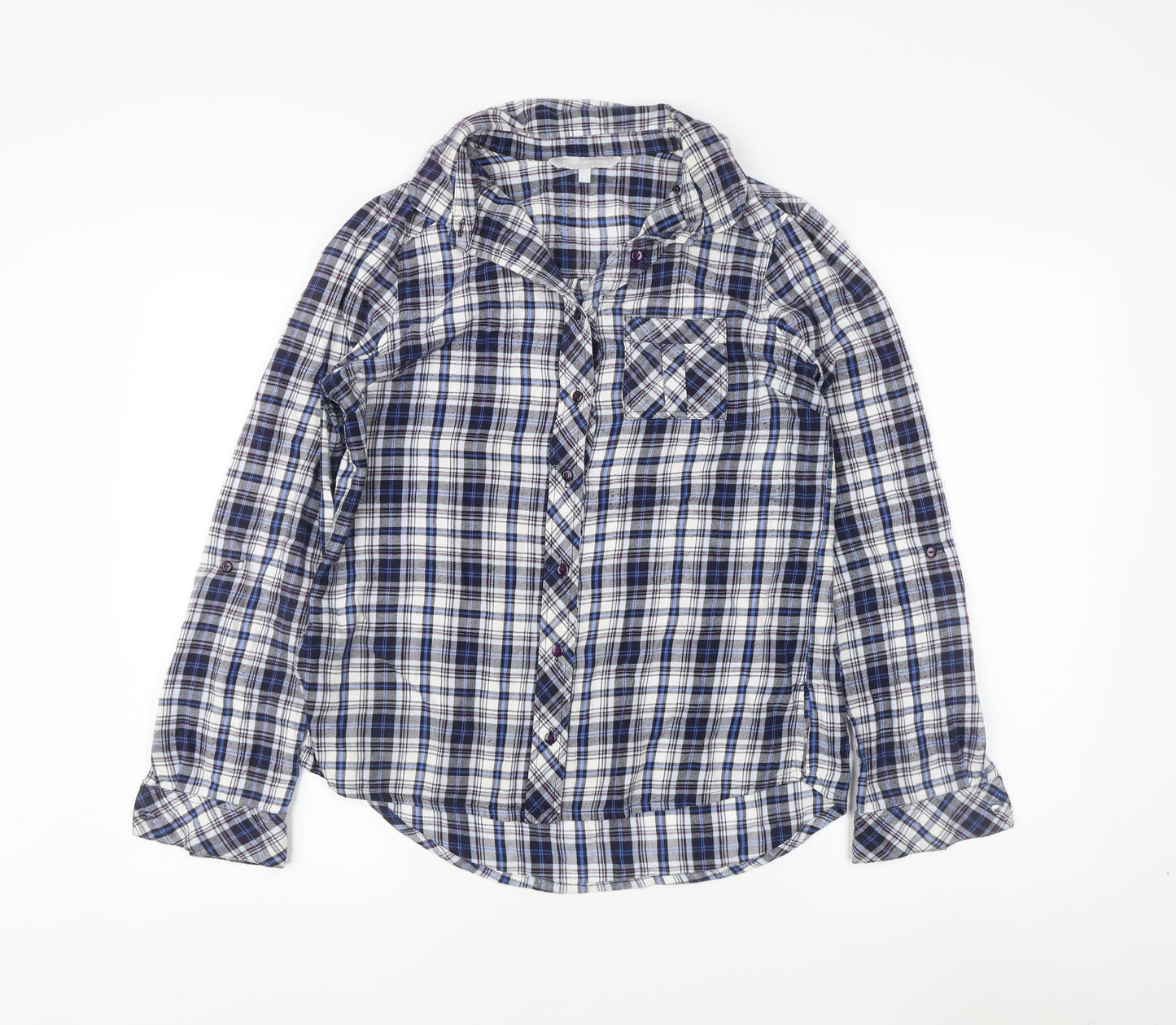 Red Herring Women's Multicoloured Plaid Shirt Size 10
