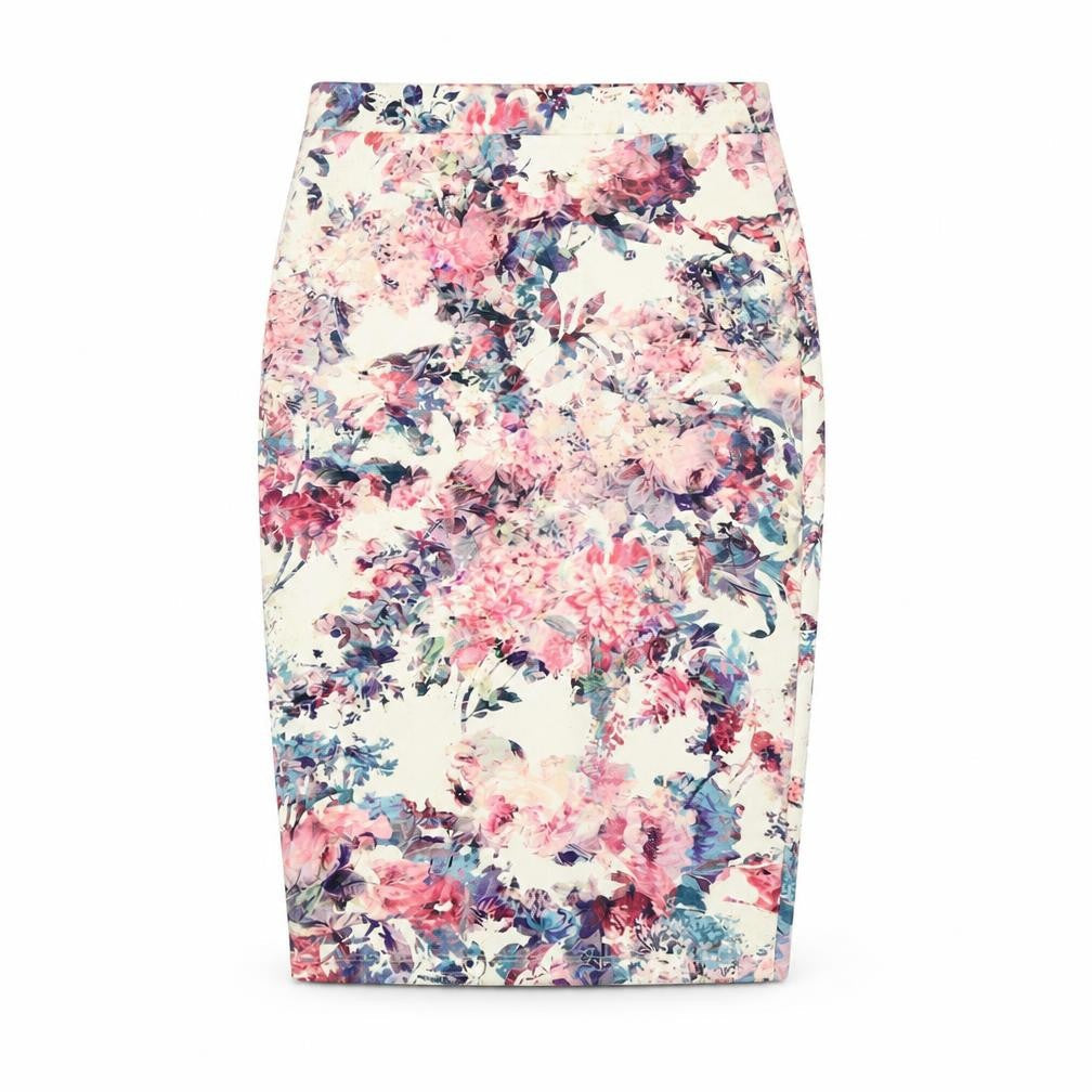 Warehouse Women's Multicoloured Floral Pencil Skirt