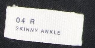 Gap Women's Black Ankle Skinny Trousers Size 4