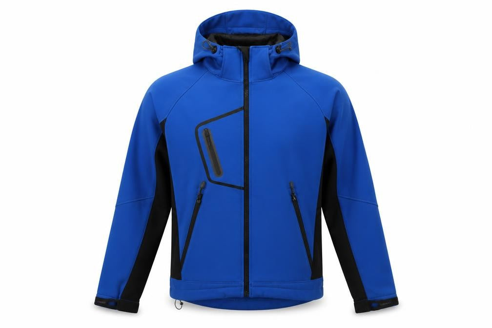 Acode Men's Blue Softshell Jacket Size M