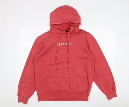 NICCE Womens Red Hoodie - S, Drawstring Pullover