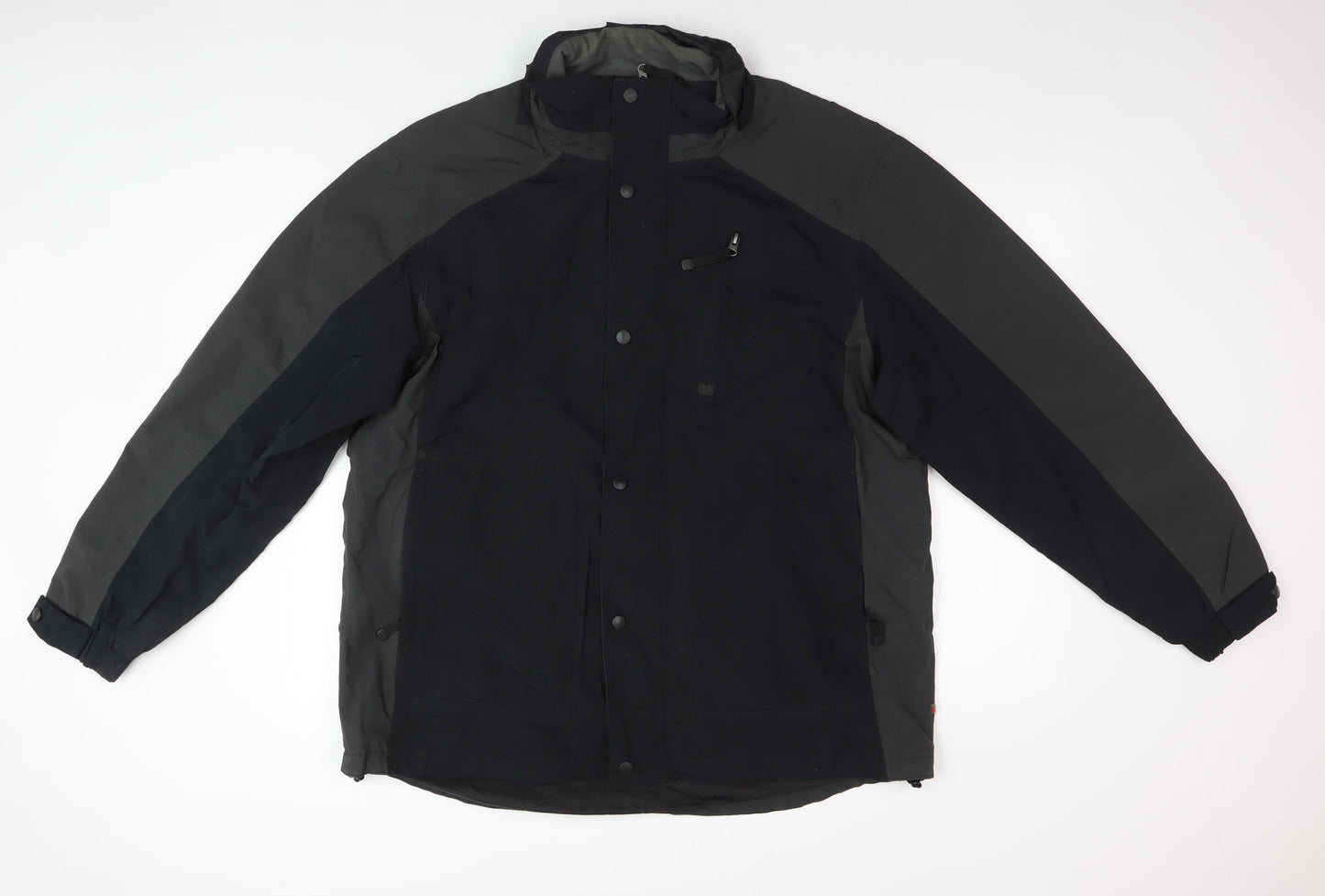 One Valley Men's Black L Nylon Outdoor Jacket