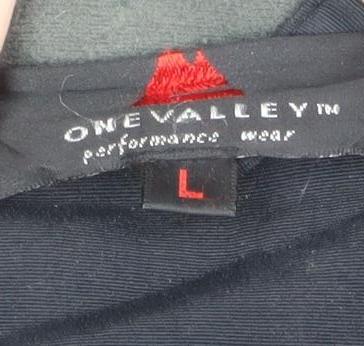 One Valley Men's Black L Nylon Outdoor Jacket