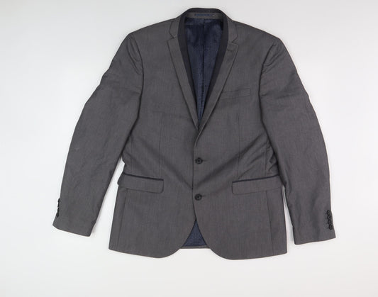 Next Men's Grey Blazer, 42 in Business Casual