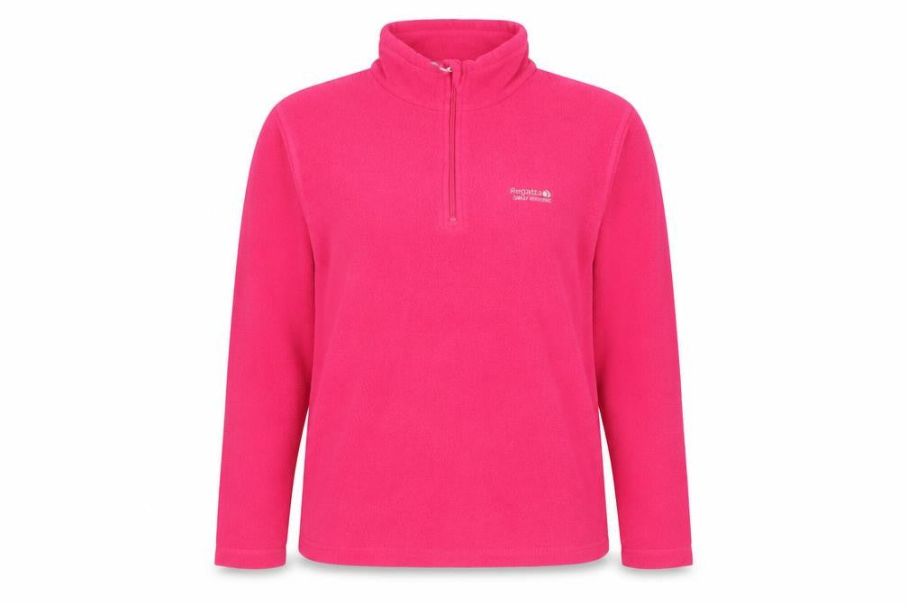 Regatta Women's Pink Zip Sweatshirt Size 12 Fleece