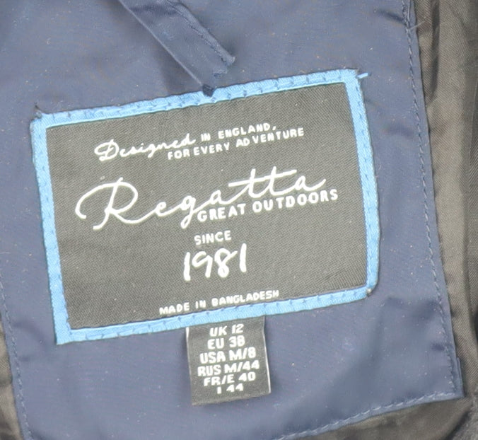 Regatta Women's Blue Puffer Jacket Size 12
