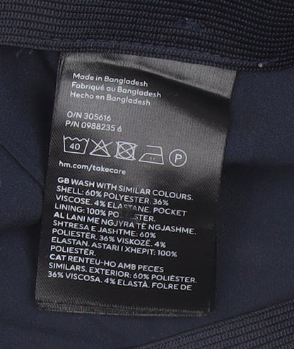 H&M Women's Black Trousers Size 12