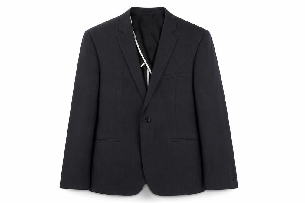 Reiss Men's Black Blazer, Size 42, Single-Breasted