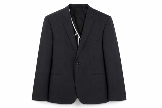 Reiss Men's Black Blazer, Size 42, Single-Breasted