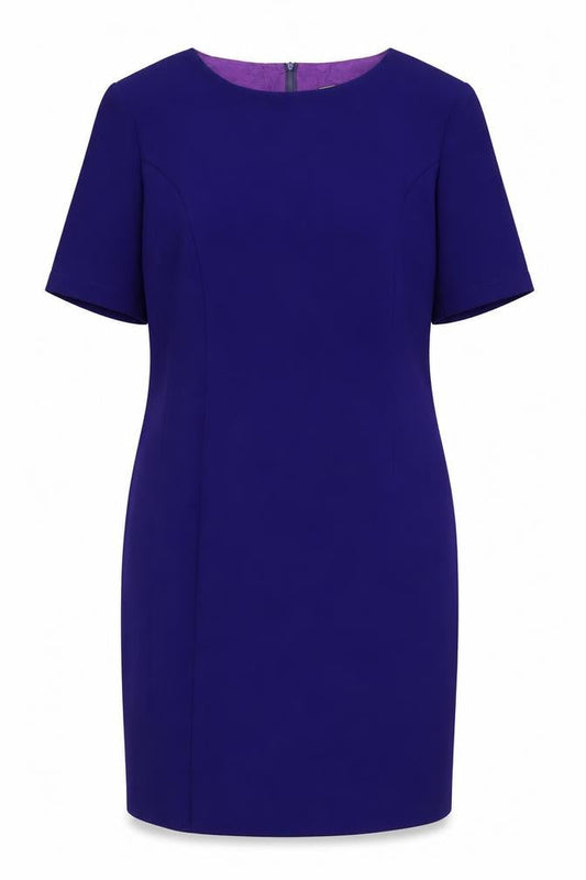 Omiline Women's Purple Sheath Dress Size 16 Workwear