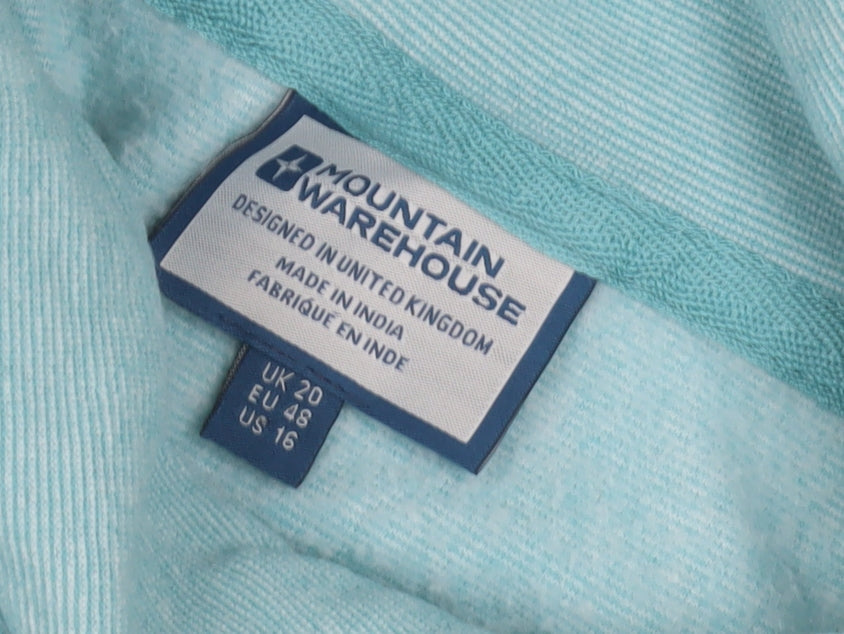 Mountain Warehouse Women's Blue Pullover Hoodie Size 20