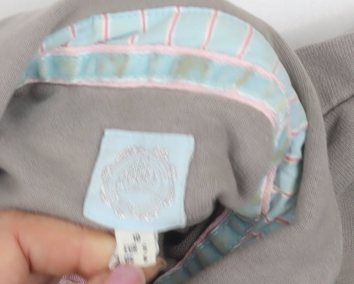 Joules Women's Grey Henley Sweatshirt Size 10