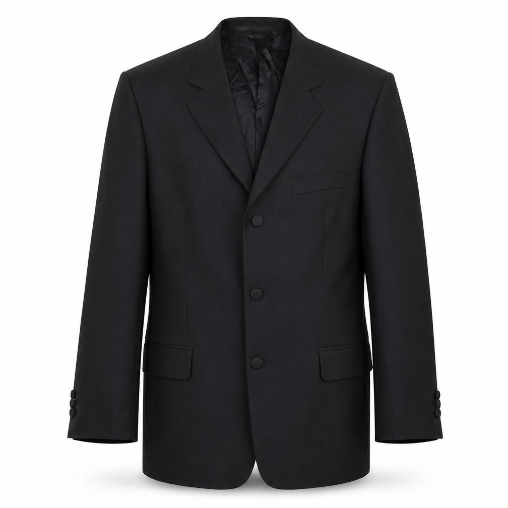 Scott & Taylor Men's Black Formal Suit Jacket 50