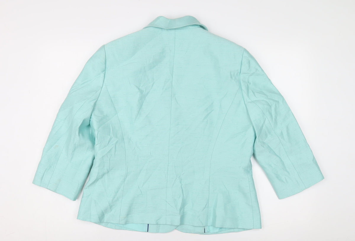 Eastex Women's Green Blazer Size 14 Formal Jacket