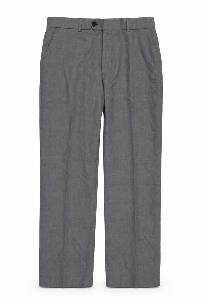 Burton Men's Grey Trousers 34 S Regular Formal