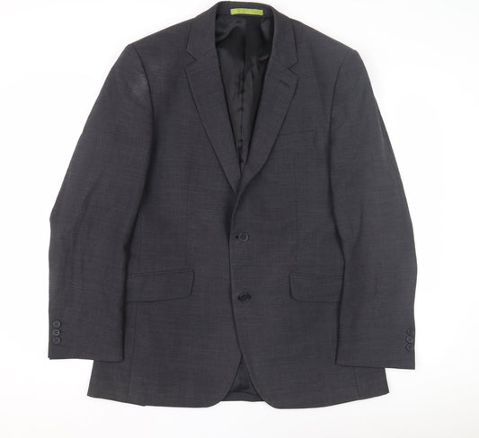 Burton Grey Men's Blazer, 38 Regular, Smart Casual